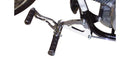 Honda Vt 125 [BURCHARD EXCELLENCE] - forward footrest system with ABE, +16 cm, Honda VT 125 Shadow, Ness milled, chrome