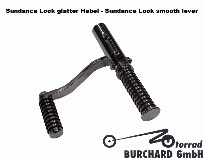 Suzuki Vs 1400 Intruder [BURCHARD EXCELLENCE] - forward footrest system with parts certificate, +25 cm, Suzuki VS 1400 Intruder, Sundance smooth, glossy black