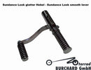 Suzuki Vs 1400 Intruder [BURCHARD EXCELLENCE] - forward footrest system with parts certificate, +25 cm, Suzuki VS 1400 Intruder, Sundance smooth, glossy black