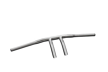 Yamaha Xvs 650 [HIGHWAY HAWK] - Wishbone handlebar, 1 inch (25.4 mm), 800 mm wide, 200 mm high, 100 mm clamp, chrome-plated