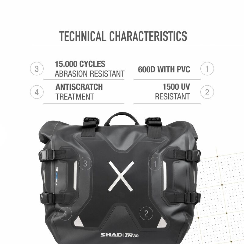 Honda X-Adv [SHAD] - Waterproof bags Terra TR30