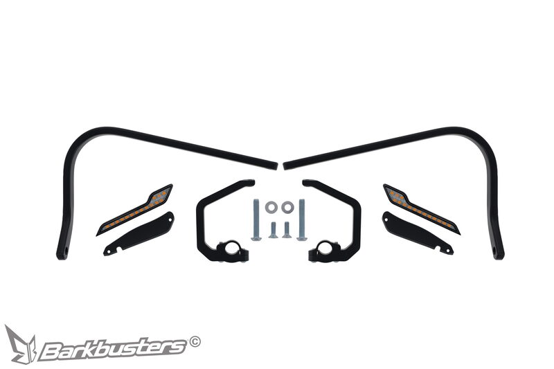 Bmw R 1300 Gs Trophy [BARKBUSTERS] - Hardware kit with LED sequential indicators - two-point mounting