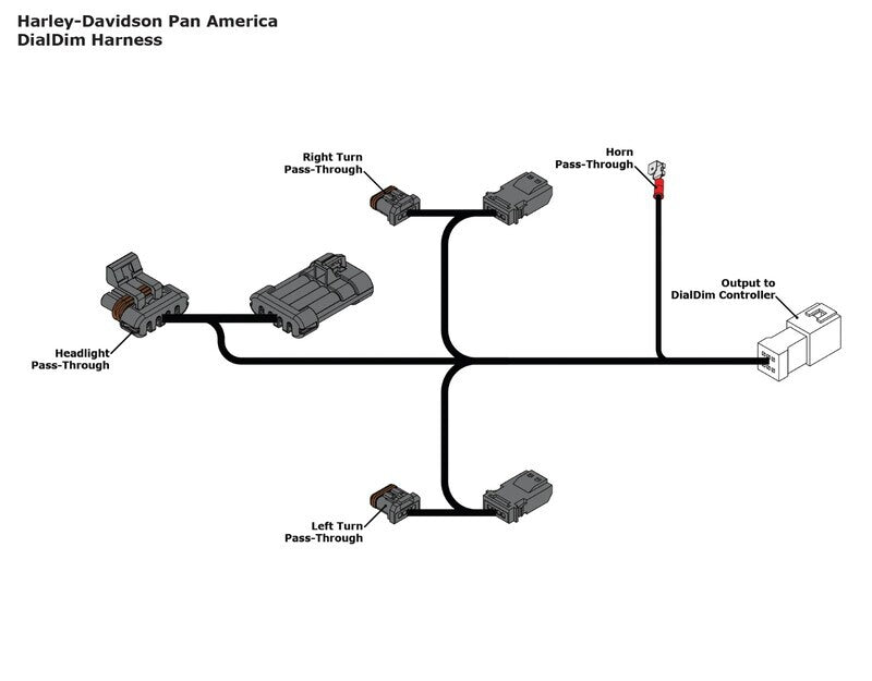 Harley Davidson Pan America 1250 [DENALI] - DialDim Kit D3 driving light