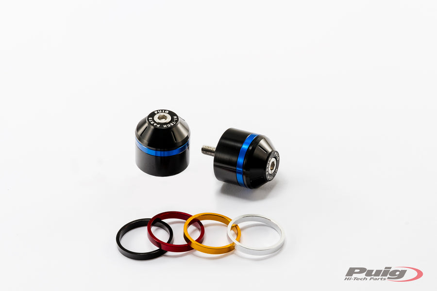 TRIUMPH TIGER SPORT 1050 [2020] – Short bar end weights with ring – Black