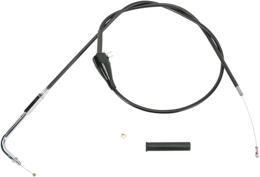 harley davidson flhri [DRAG SPECIALTIES] - Black vinyl throttle/idle cable