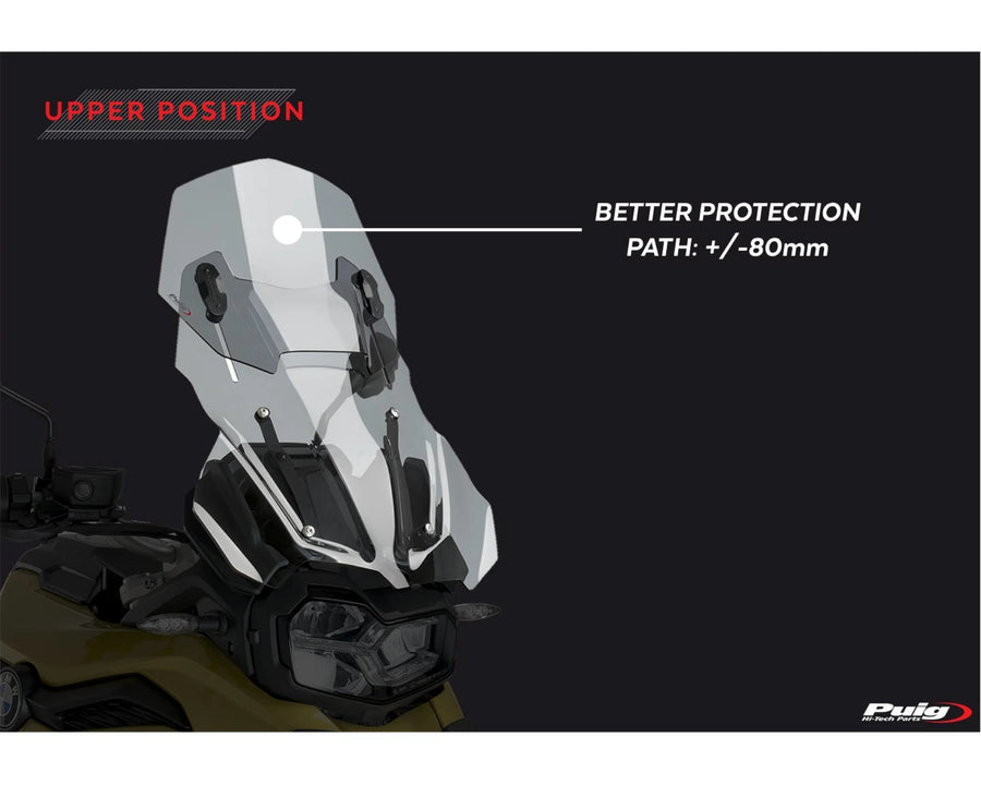 BMW F 750 GS [2024] – Adjustable windshield – Tinted