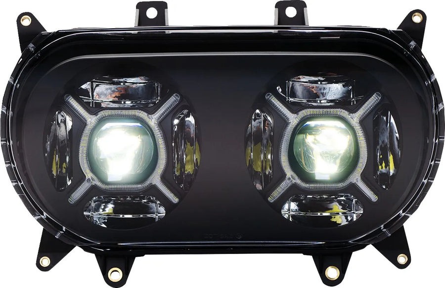 harley davidson fltruse [CUSTOM DYNAMICS] – Double-X LED headlight