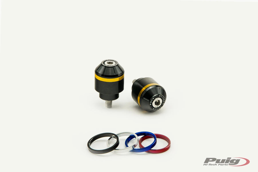 YAMAHA TRACER 7 GT [2024] – Short bar end weights with ring – Black