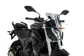 VOGE 500R [2025] – Flanker Visor Fairing Screen – Black