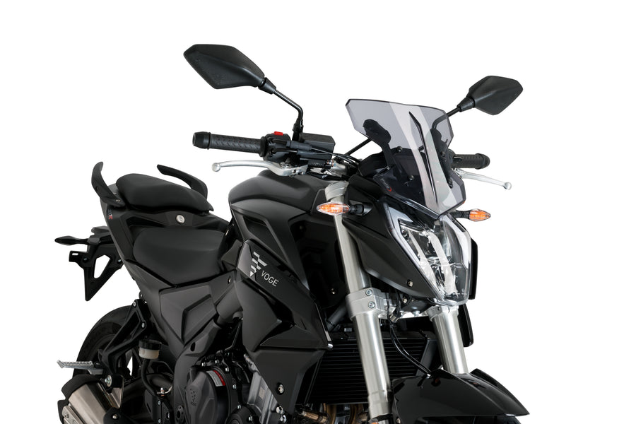 VOGE 500R [2025] – Flanker Visor Fairing Screen – Black