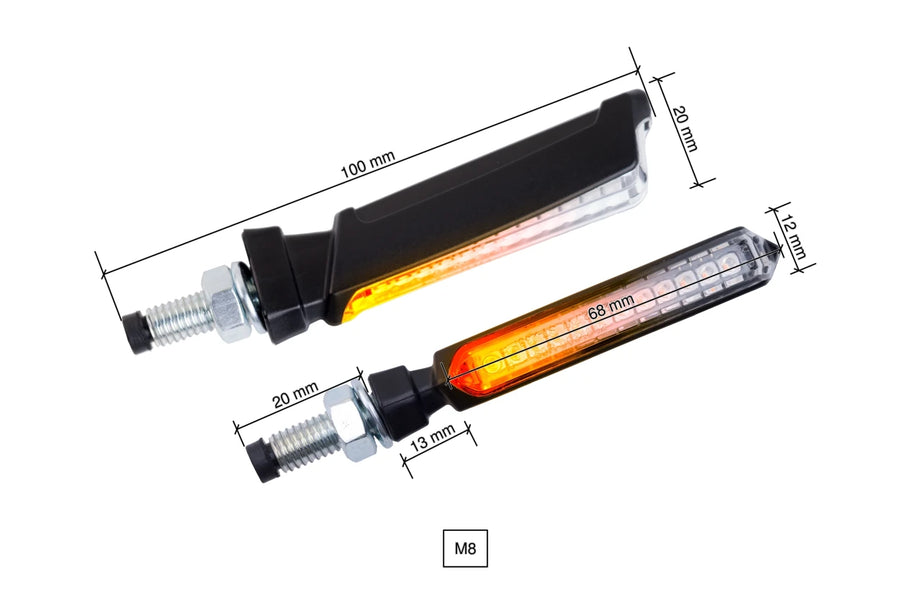 KTM RC 390 [2025] – Thin indicator set – black