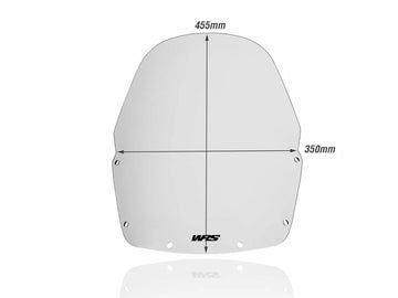 Honda XRV 750 Africa Twin RD04 [WRS] – Windshield detail view