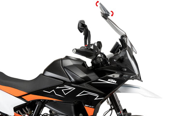 KTM 890 SMT [2025] – touring screen with spoiler screen – transparent - 0