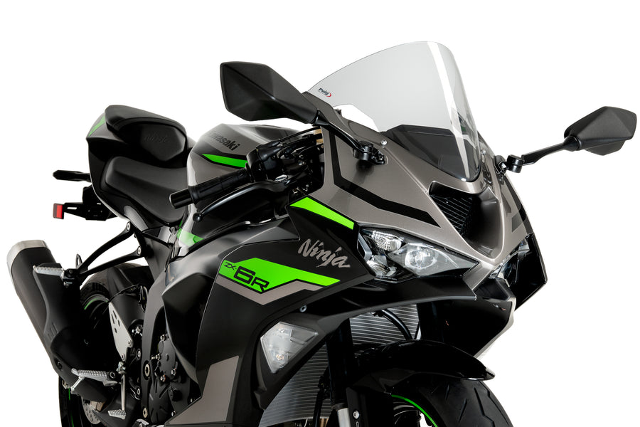 KAWASAKI ZX-6R NINJA [2025] – R-Racer Screen – Black