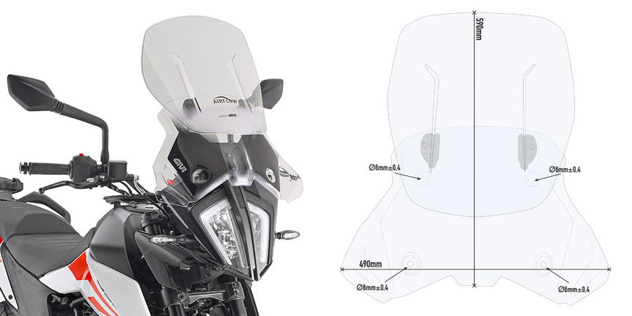 KTM 890 ADVENTURE [2021-2022] - Windshield