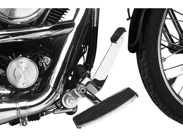 Harley Davidson FXWG [1983-1985]-Adjustable driver-mini kicking boards Chrom - 0