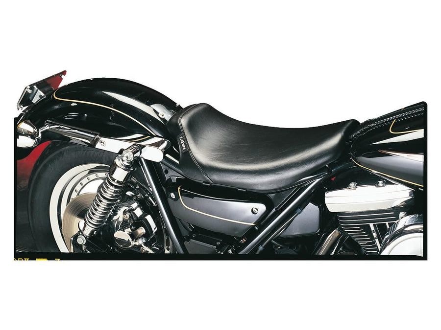 Harley Davidson FX Model [1985-1994]-Bare Bones Solo Seat smooth black vinyl