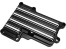 Harley Davidson Dyna [2006-2017]-10-gauge gear top cover black anodized cut-3