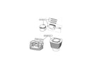 Harley Davidson Revtech 88 [2000-2019]-cast 3-5/8 "+. 030" piston for Evo-5
