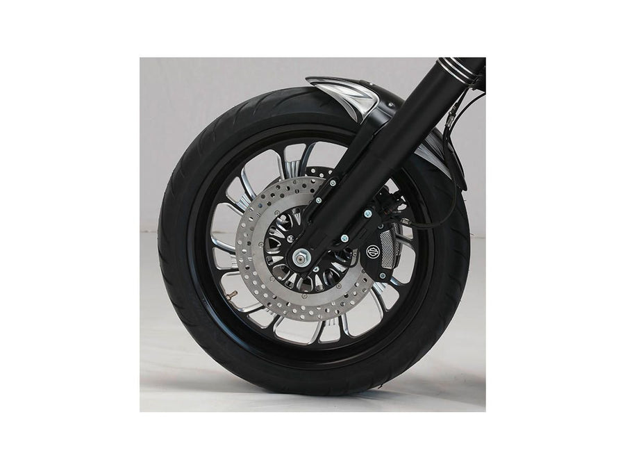 Harley Davidson Fl Shovel [1982-1984]-Super Charger Riemenrad Schwarz 1 1/2 "70