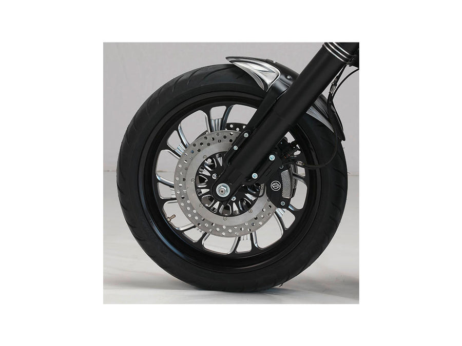 Harley Davidson Fl Shovel [1982-1984]-Super Charger Riemenrad Schwarz 1 1/2 "70