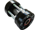 Harley Davidson FLHC [2018-2021]-single rotor ABS front hub black ABS ...-3