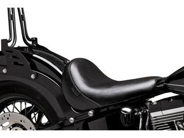 Harley Davidson FXS [2011-2012]-Bare Bones Solo Seats smooth black vinyl