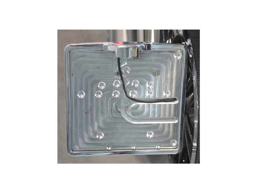 Harley Davidson - Inner license plate base plate Swiss size 140x180mm aluminum
