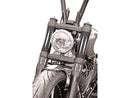 Harley Davidson Dyna Note [2006-2017]-Upper forking caps polished aluminum-1