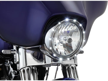 Harley Davidson FlStc [2014-2017]-Feuerring headlight frame chrome