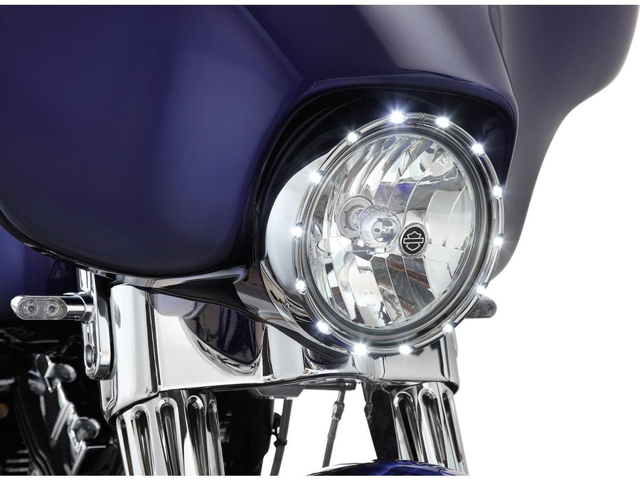 Harley Davidson FlStc [2014-2017]-Feuerring headlight frame chrome