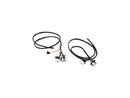 Harley Davidson Dyna [1996-2006]-complete handlebar cable tree with chromeed-3