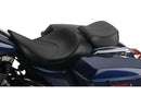 Harley Davidson Flstf [2014-2017]-Hydra smooth seat black leather vinyl-2