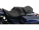 Harley Davidson Flhr [2016-2022]-Hydra smooth seat black leather vinyl-6