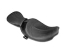 Harley Davidson Flhr [2016-2022]-Hydra smooth seat black leather vinyl-3