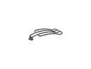 Harley Davidson FLS [2014-2017]-6 "solo luggage rack gloss black black-1
