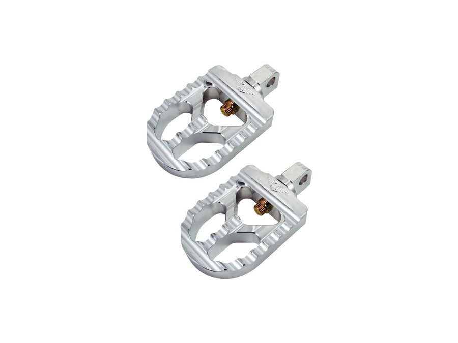 Harley Davidson Sportster [1991-2020]-Short corrugated adjustable footrests