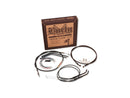 Harley Davidson Flhtcu [2014-2016]-15 "excavator bar cable set black vinyl non-abs-1