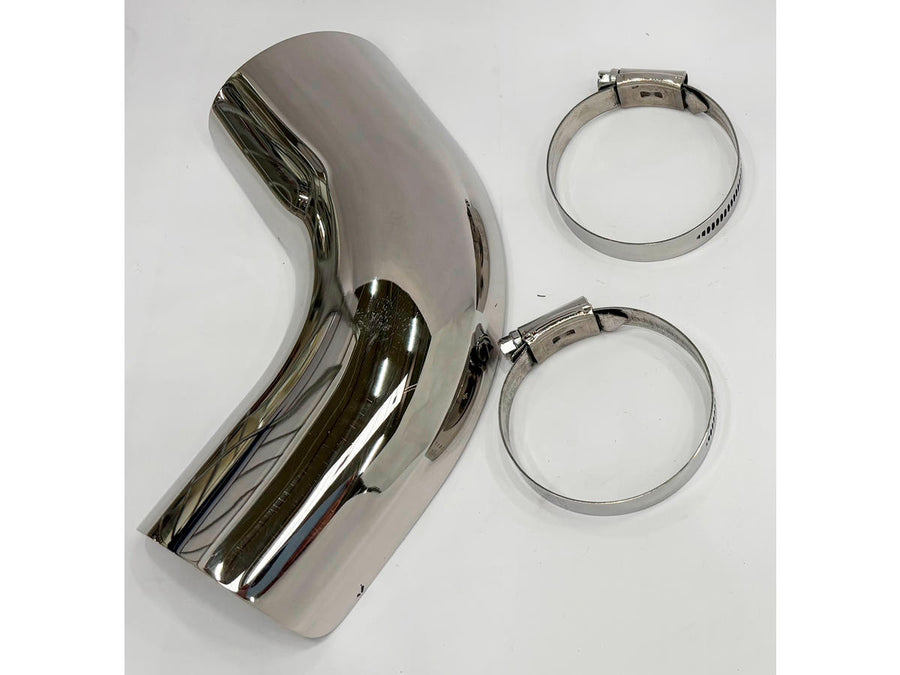 Harley Davidson - E3 Heatshield polished in the back