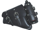 Harley Davidson Sportster [2004-2020]-side pocket on the left with fuel bottle-1