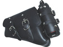 Harley Davidson Sportster [2004-2020]-side pocket on the left with fuel bottle-4