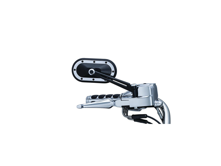 Harley Davidson Sportster [2004-2020]-heavy industry mirror with chrome accents