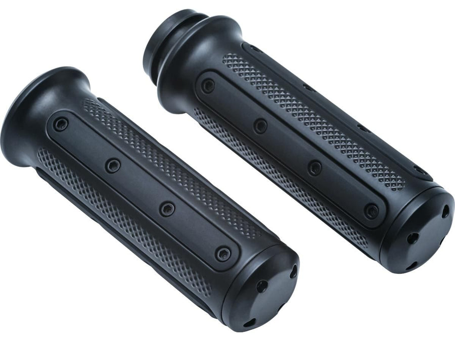 Harley Davidson Touring [2008-2024]-Heavy industry gripped black satin 1 "