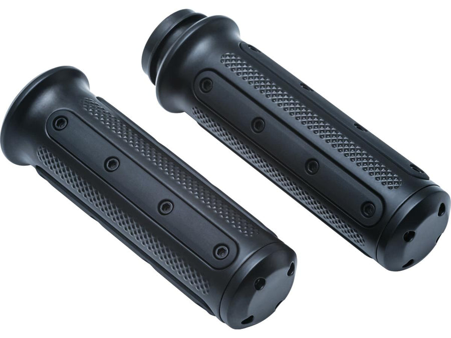 Harley Davidson Touring [2008-2024]-Heavy industry gripped black satin 1 "