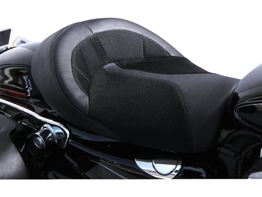 Harley Davidson Sportster [2004-2020]-Bigist Solo Air-2 seat black