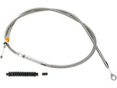 Harley Davidson Dyna [1991-2005] -stainless steel -mated clutch cable -8 "stainless steel-3