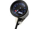 Harley Davidson - Velona Tachometer 48 mm, stainless steel black varnished speedometer-3