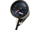 Harley Davidson - Velona Tachometer 48 mm, stainless steel black varnished speedometer-7