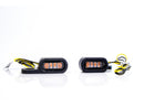 Harley Davidson Touring [2021-2024]-stripes LED turn signal in black powder-coated-1