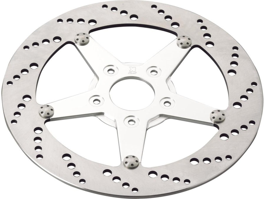 Harley Davidson Sportster [1986-1999]-drilled brake disc rotor aluminum